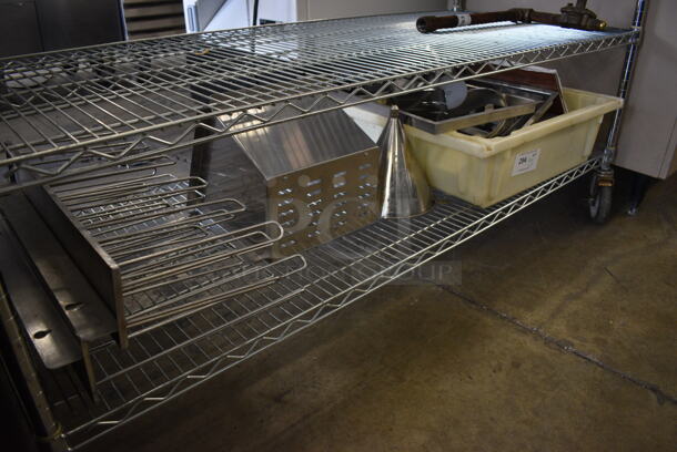 ALL ONE MONEY! Tier Lot of Various Items Including Metal Pieces and Poly Bucket - Image 1 of 7