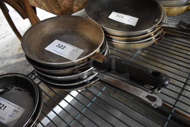 5 Metal Skillets. 15x8.5x2. 5 Times Your Bid!