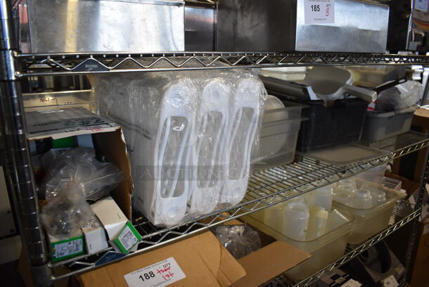 ALL ONE MONEY! Tier Lot of Various Items Including Poly Bins, Bus Bins and Parts  - Image 1 of 8