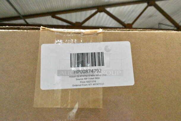 BRAND NEW SCRATCH AND DENT! HP00874792 Hobart 00-874792 D Wire Whip 20qt - Image 3 of 3