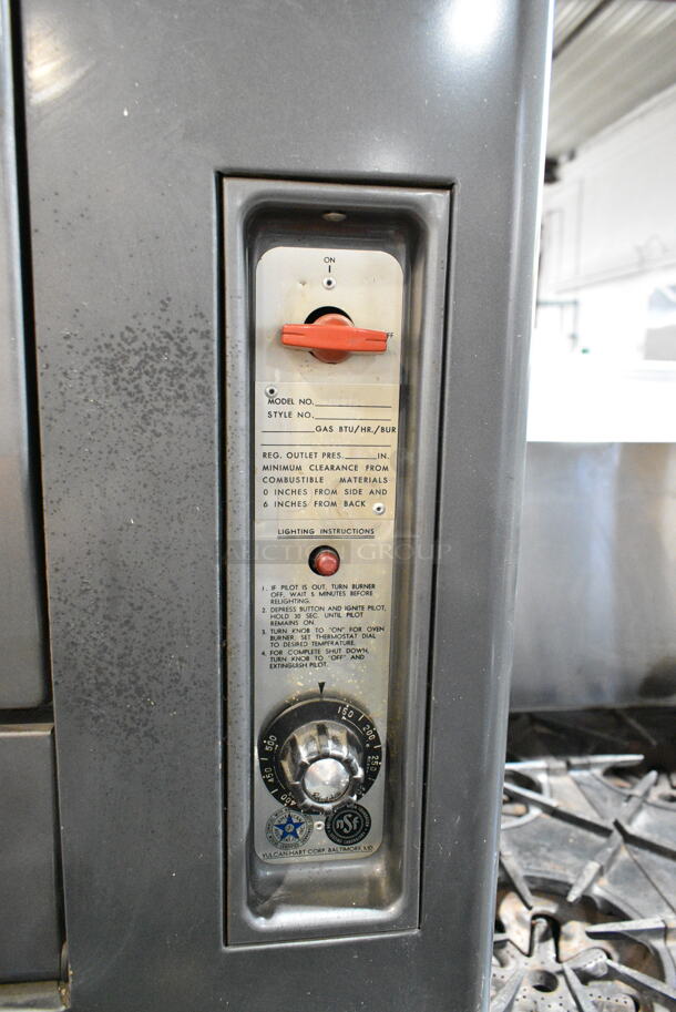 2 Vulcan 7017A1 Metal Commercial Natural Gas Powered Single Deck Pizza Oven. 2 Times Your Bid!  - Image 3 of 10