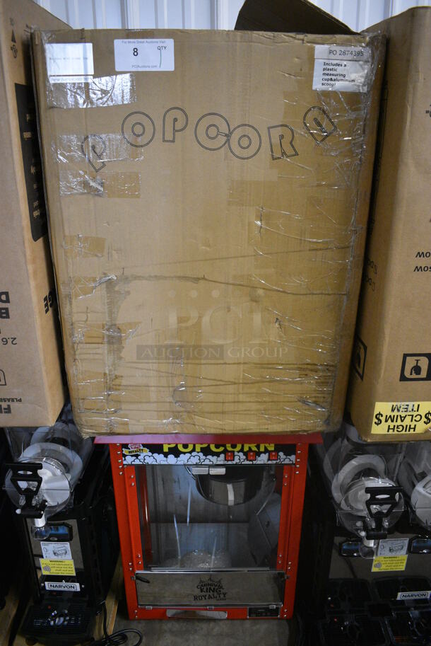BRAND NEW IN BOX! Carnival King Model 382PM30R Metal Commercial Countertop Popcorn Machine. 110 Volts, 1 Phase. 22x16.5x30 - Image 10 of 10