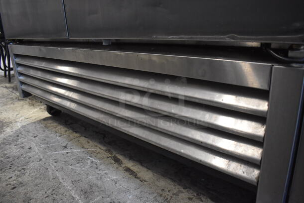 2013 True T-49F ENERGY STAR Stainless Steel Commercial 2 Door Reach In Freezer w/ Poly Coated Racks on Commercial Casters. 115 Volts, 1 Phase. Tested and Working! - Image 8 of 9