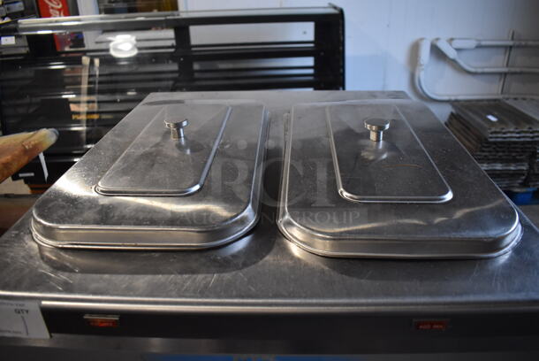 2013 Taylor 342D-27 Stainless Steel Commercial Floor Style Air Cooled 2 Flavor Frozen Beverage Machine w/ Drink Mixer Attachment on Commercial Casters. 208-230 Volts, 1 Phase. 27.5x33x60 - Image 7 of 9