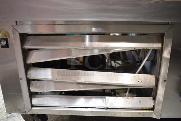 2016 Leader LB72 S/C Stainless Steel Commercial 3 Door Undercounter Cooler on Commercial Casters. 115 Volts, 1 Phase. Tested and Working! - Image 3 of 7