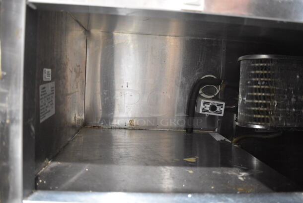 2016 Leader LB72 S/C Stainless Steel Commercial 3 Door Undercounter Cooler on Commercial Casters. 115 Volts, 1 Phase. Tested and Working! - Image 4 of 7