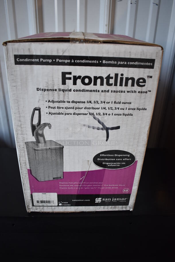 3 BRAND NEW IN BOX! San Jamar Frontline Condiment Dispensers. 7x9x20. 3 Times Your Bid! - Image 4 of 8