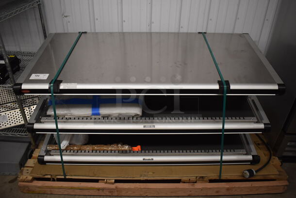 BRAND NEW! Hatco Stainless Steel Commercial Countertop 2 Tier Warming Display Merchandiser. 208/240 Volts, 1 Phase. 60x28x30 - Image 3 of 6