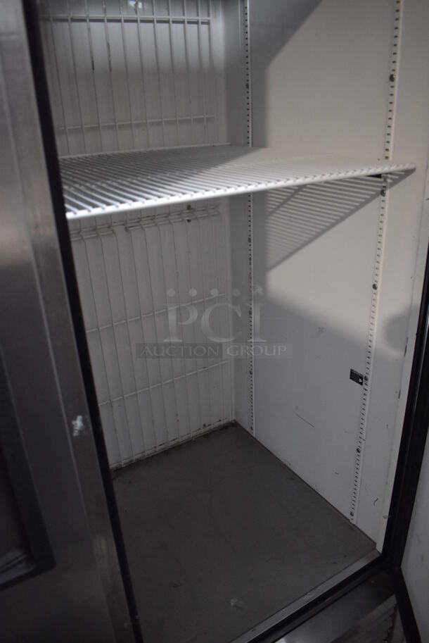 2013 True T-49F ENERGY STAR Stainless Steel Commercial 2 Door Reach In Freezer w/ Poly Coated Racks on Commercial Casters. 115 Volts, 1 Phase. Tested and Working! - Image 6 of 6