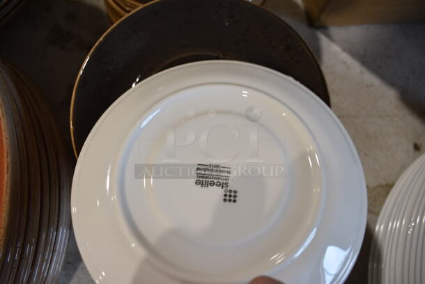 15 Brown Ceramic Saucers. 5.75x5.75x1. 15 Times Your Bid! - Image 3 of 3