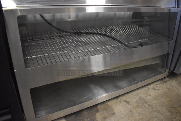 Stainless Steel Commercial Electric Powered 2 Tier Warming Display Cabinet Merchandiser. 208 Volts, 1 Phase. 53x25x36 - Image 3 of 5