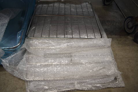 6 BRAND NEW SCRATCH AND DENT! Metal Racks. 6 Times Your Bid!