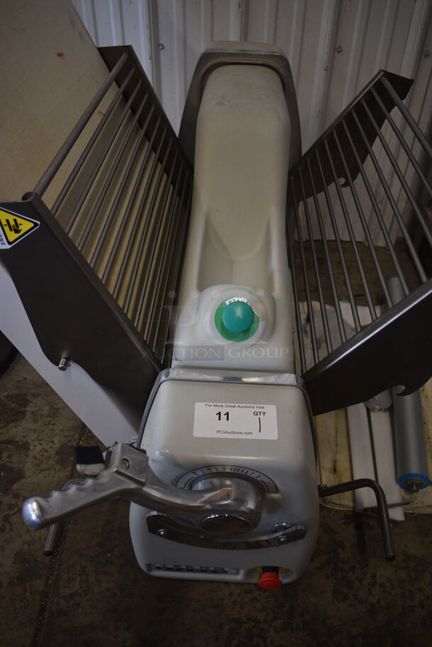 Tekno Stamap Metal Commercial Countertop Reversible Dough Sheeter. 208 Volts, 3 Phase. Closed: 39x38x38 - Image 5 of 7