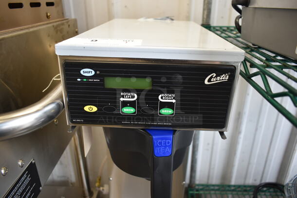 BRAND NEW SCRATCH AND DENT! Curtis RTB Stainless Steel Commercial Countertop Iced Tea Machine w/ Poly Brew Basket. 120 Volts, 1 Phase. Tested and Working! - Image 2 of 10