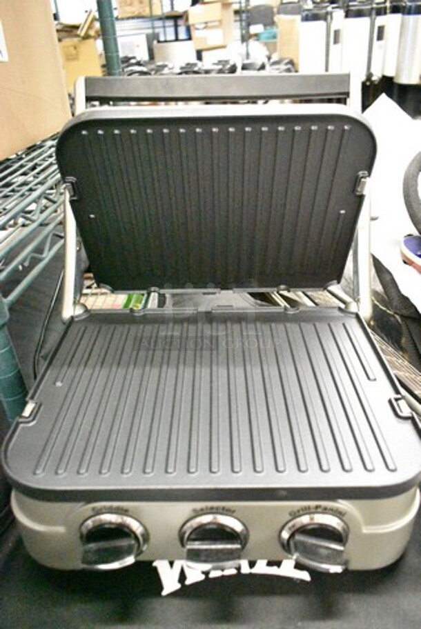 6 Various Items Including Cuisinart GR-4N Panini Press, Aputure Nova P600c Bag, 3 BRAND NEW Bamboo Cutting Board Stove Toppers. 6 Times Your Bid!  - Image 3 of 12