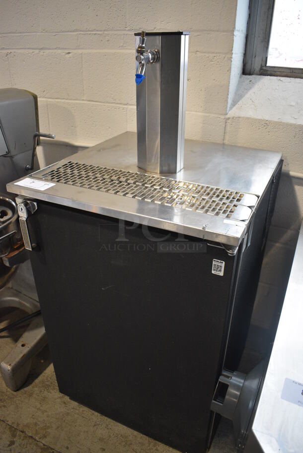 Glastender Model KC24-N1-BS1(R) Stainless Steel Commercial Direct Draw Kegerator w/ Single Tap Beer Tower and Coupler. 115 Volts, 1 Phase. 24x25x52. Tested and Working! - Image 3 of 7
