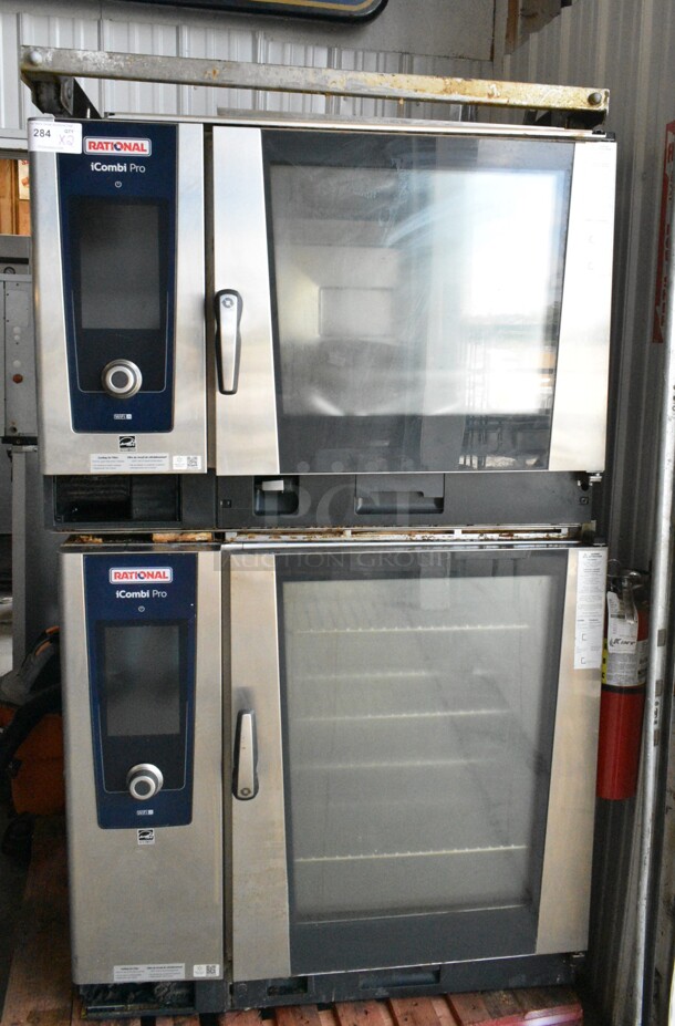 2021 Rational LM100CE.AXXXX/LM100EE.AXXXX Stainless Steel Commercial Electric Powered iCombi Pro Combi Convection Oven. 440/480 Volts. 2 Times Your Bid! - Image 1 of 8