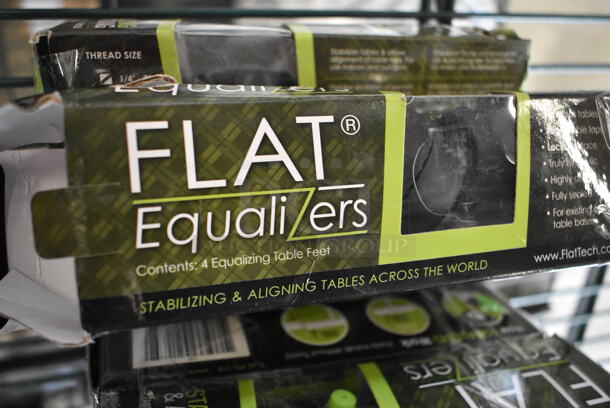 13 Boxes of 4 BRAND NEW SCRATCH AND DENT! Flat Equalizer Equalizing Table Feet. 13 Times Your Bid! - Image 4 of 5