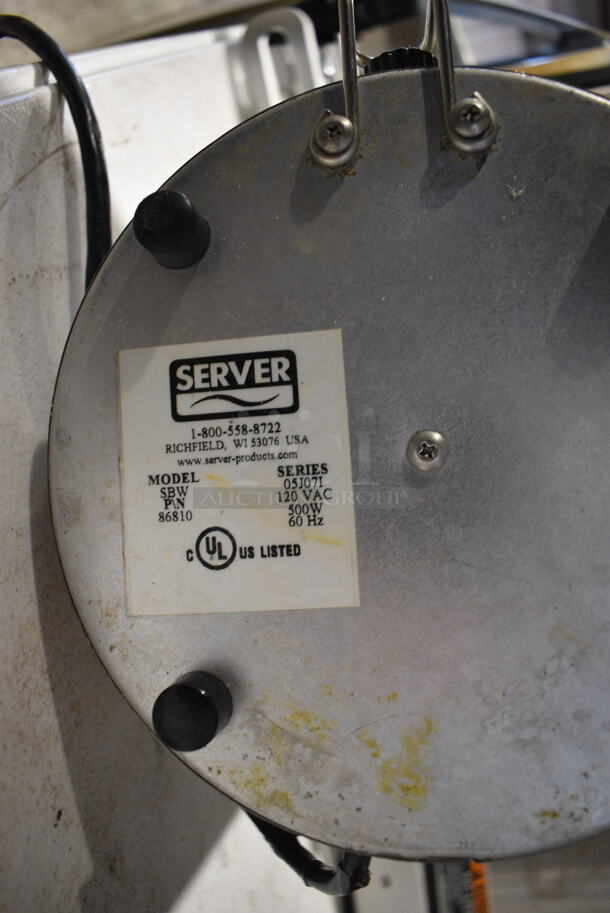 Server Model SBW Stainless Steel Commercial Countertop Food Warmer. 120 Volts, 1 Phase. 8x9x9. Tested and Working! - Image 4 of 4