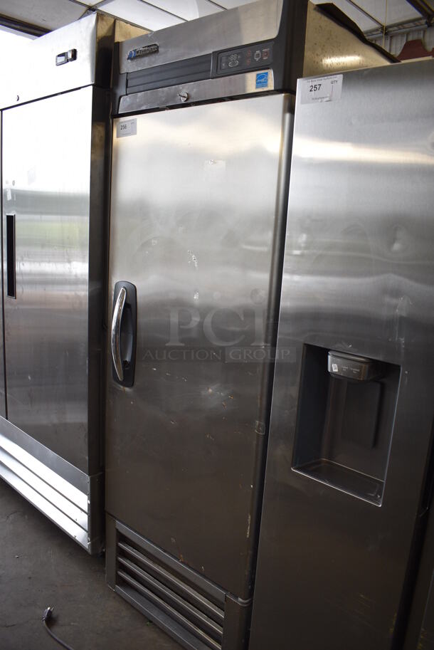Master Built Model F23-S Stainless Steel Commercial Single Door Reach In Freezer. 115 Volts, 1 Phase. 27x31x79. Tested and Working! - Image 3 of 6