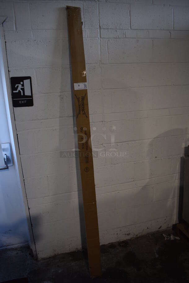 ALL ONE MONEY! Lot of 4 BRAND NEW IN BOX! Regency 460ECP86 Wire Shelving Poles. 86" - Image 1 of 5