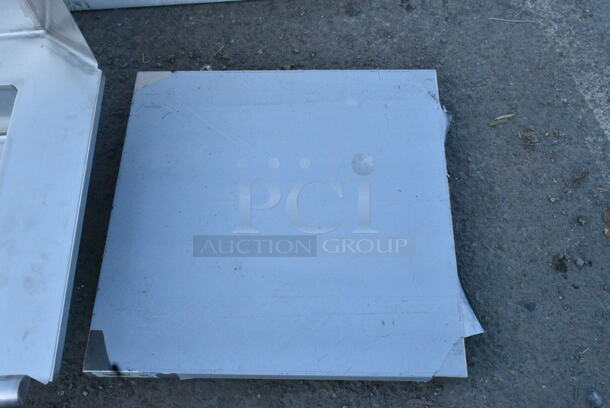BRAND NEW SCRATCH AND DENT! Lot of 2 Under Shelves and 1 Regency 600T2424G Tabletop. Includes 24x24x2, 27x13x2, 18x19x2 - Image 4 of 5