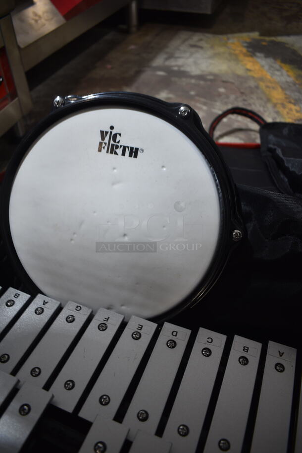 Vic Firth Xylophone w/ Stand and Soft Bag - Image 3 of 7
