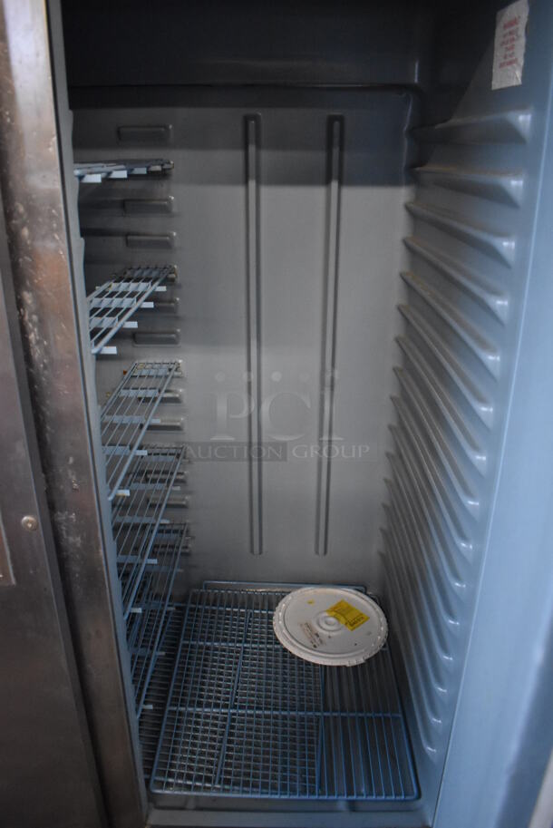 Delfield 6176-S Stainless Steel Commercial 3 Door Reach In Cooler on Commercial Casters. 115 Volts, 1 Phase. 76x32.5x80. Tested and Does Not Power On - Image 6 of 7