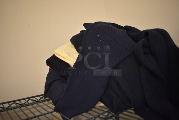 ALL ONE MONEY! Tier Lot of Various Items Including American Flags, Custom Tailored Dress Shirts, F&M Towel, Sweaters, and WAP SQ 400 Filters  - Image 5 of 10