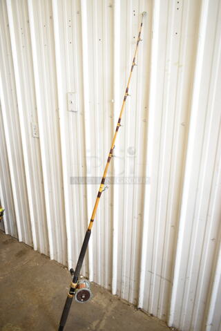 Fenwick Pacific Stik Fenglass 785-ST Fishing Rod w/ Senator Penn Reel. 