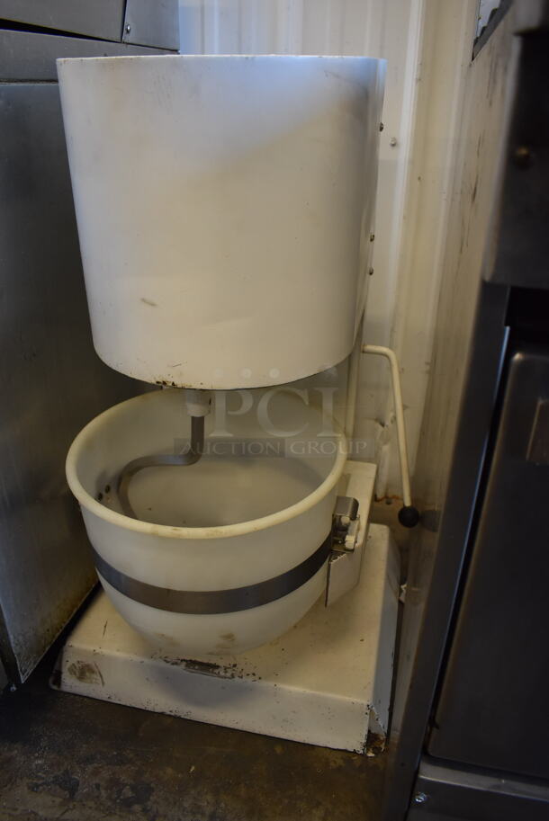 Metal Commercial Countertop Whipper w/ Mixing Bowl and Dough Hook. 115 Volts, 1 Phase. Appears To Be 20 Quart. 20x20x34.5. Tested and Working! - Image 2 of 7