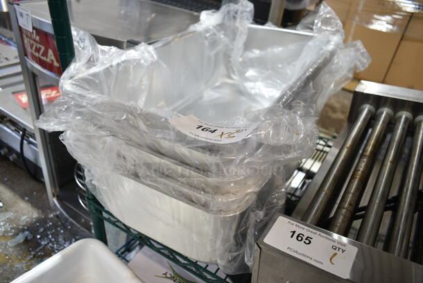 5 BRAND NEW SCRATCH AND DENT! Choice 176ALSPILLFL Full Size 6" Deep Aluminum Steam Table Spillage / Water Pan. 5 Times Your Bid!  - Image 3 of 6