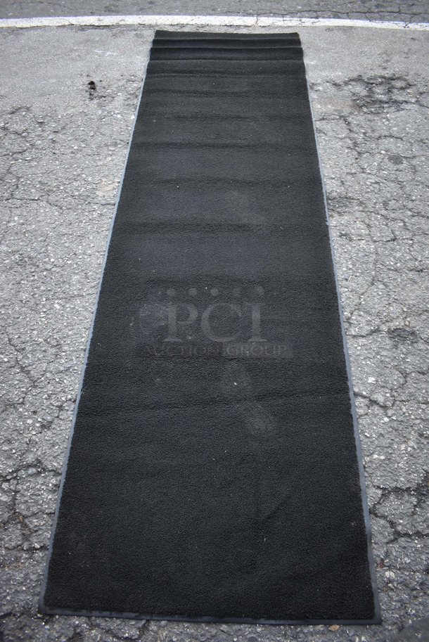 Black Floor Mat. 34x117