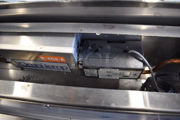 BRAND NEW SCRATCH AND DENT! 2022 Omniteam Low Voltage Lighting Refer Base and Cold Pans 4 Drawer Chef Base w/ Refrigerated Drop In. 208-230 Volt 1 Phase - Image 8 of 12