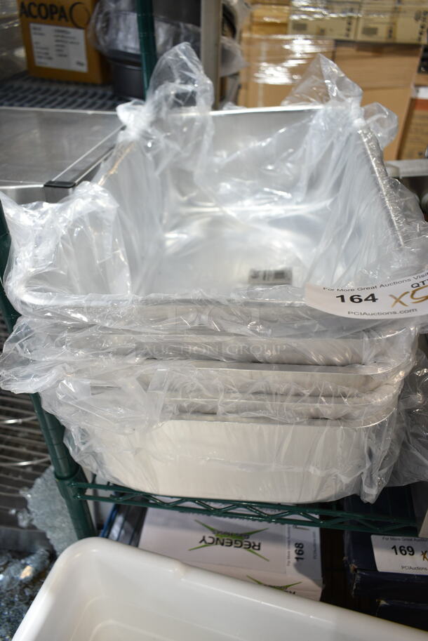 5 BRAND NEW SCRATCH AND DENT! Choice 176ALSPILLFL Full Size 6" Deep Aluminum Steam Table Spillage / Water Pan. 5 Times Your Bid!  - Image 5 of 6