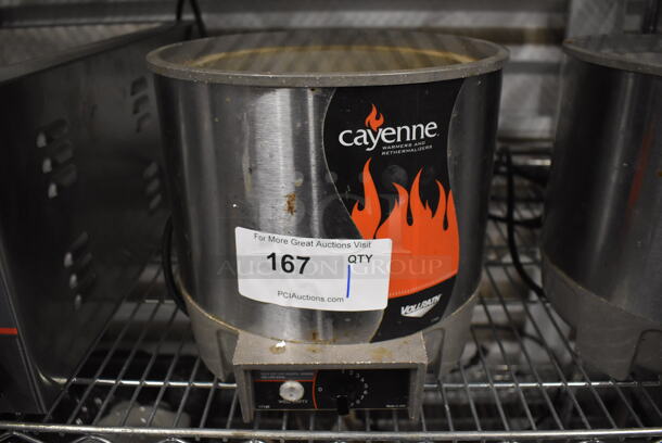 Vollrath Cayenne HS-7 Stainless Steel Commercial Countertop Soup Kettle Food Warmer. 120 Volts, 1 Phase. 10.5x11.5x10. Tested and Working!