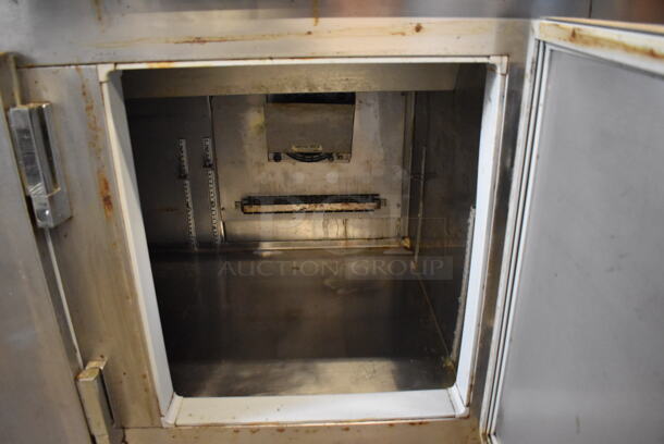 Kairak KBP-91S Stainless Steel Commercial Pizza Prep Table on Commercial Casters. 115 Volts, 1 Phase. 91x34x35.5. Tested and Working! - Image 5 of 8
