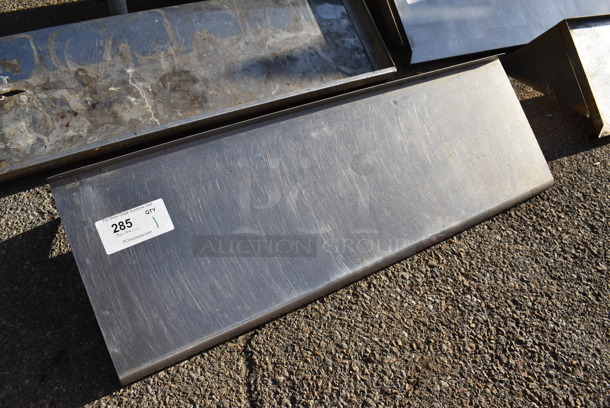 Metal Shelf w/ Wall Mount Brackets. 36x12x10 - Image 1 of 3