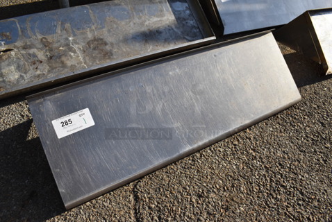 Metal Shelf w/ Wall Mount Brackets. 36x12x10