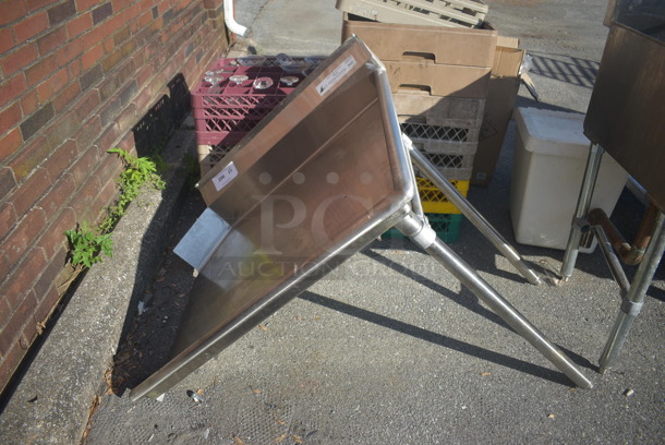 KCS Commercial Stainless Steel Dishwasher Table On Galvanized Legs - Image 6 of 6