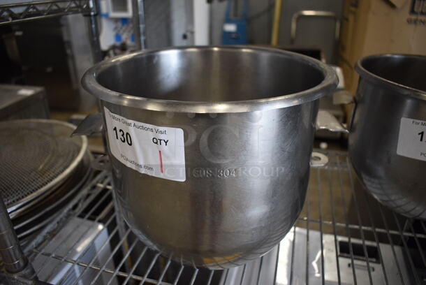 Stainless Steel Commercial Mixing Bowl. 12.5x10.5x10