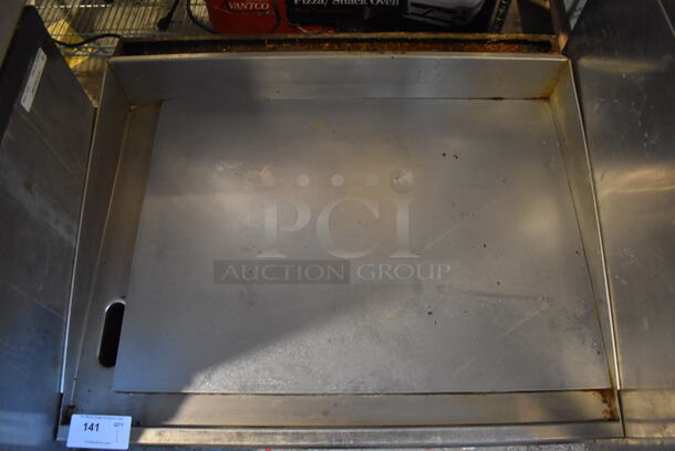 Keating 36BFLD MiraClean Stainless Steel Commercial Countertop Natural Gas Powered Chrome Top Flat Top Griddle w/ Thermostatic Controls. 80,000 BTU. 36x31x16 - Image 3 of 7