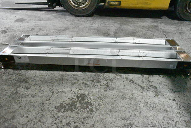 BRAND NEW SCRATCH AND DENT! ServIt 423SW54THDBLA 54" Double Strip Warmer with Dual Toggle Controls. 120 Volts, 1 Phase.  - Image 4 of 8