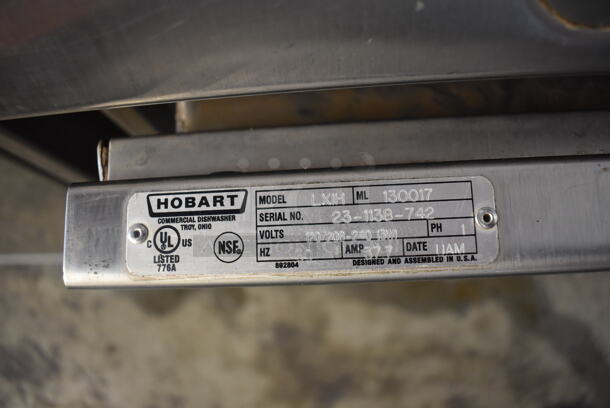 Hobart LXIC Stainless Steel Commercial Undercounter Dishwasher. 120/208-240 Volts, 1 Phase. 24x27x34 - Image 5 of 6