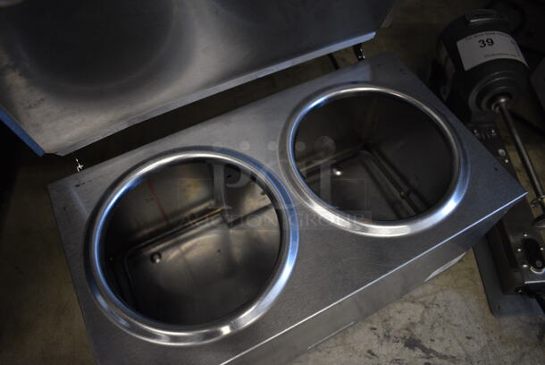 Server DI-2 Stainless Steel Commercial Countertop Cone Dip Warmer. 120 Volts, 1 Phase. 15x9.5x8. Tested and Working! - Image 4 of 6