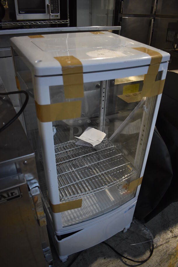 BRAND NEW SCRATCH AND DENT! KoolMore CDCU-3C-WH Metal Commercial Countertop Cooler Merchandiser. 110-120 Volts, 1 Phase. 17x16x36. Tested and Powers On But Temps at 48 Degrees - Image 3 of 5