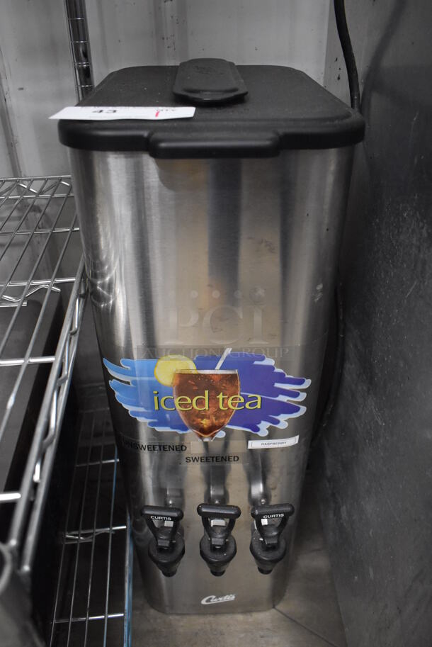 Curtis Stainless Steel Beverage Holder Dispenser. 9x16x28 - Image 1 of 4