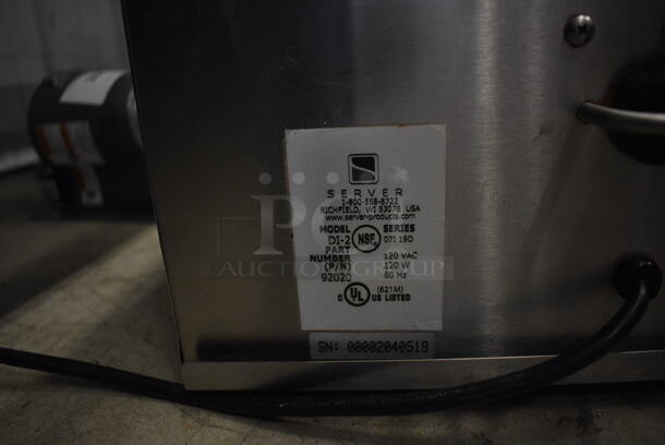 Server DI-2 Stainless Steel Commercial Countertop Cone Dip Warmer. 120 Volts, 1 Phase. 15x9.5x8. Tested and Working! - Image 5 of 6