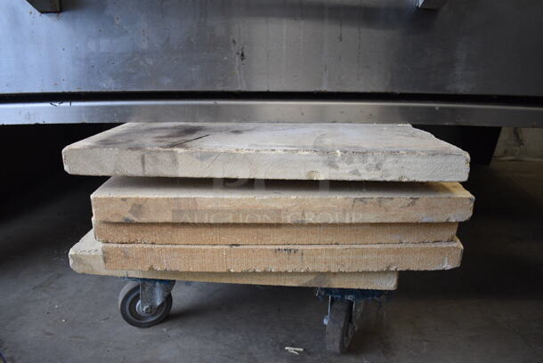 2 Garland Model GPD60 Stainless Steel Commercial Natural Gas Powered Single Deck Pizza Ovens w/ Cooking Stones on Metal Legs. 122,000. 81x49x64. 2 Times Your Bid! - Image 12 of 12