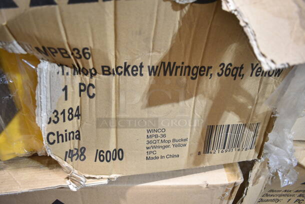 PALLET LOT of 20 BRAND NEW Items/Boxes Including 9 Winco Steamer Baskets, 3 Winco MPB-36R Mop Bucket, Winco C-RTC Cover. 20 Times Your Bid! - Image 8 of 12